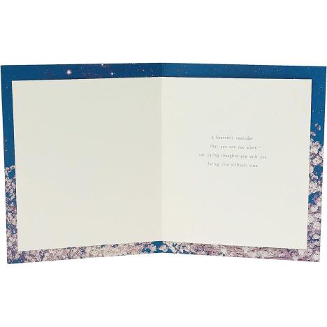 Starry Night Sky Deepest Sympathy Card Extra Image 1